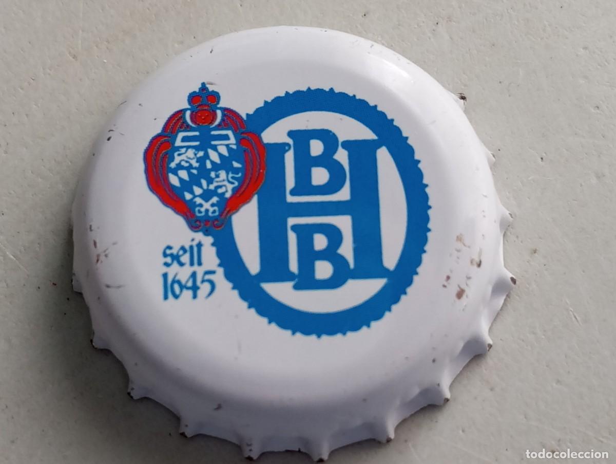 Coleccionismo de cervezas: Chapa tap&oacute;n corona de la cerveza alemana HBB HOFBRAUHAUS BERCHTESGADEN SEIT 1645