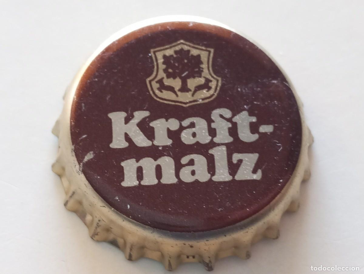 Coleccionismo de cervezas: Chapa tap&oacute;n corona de la bebida alemana KRAFT-MALZ