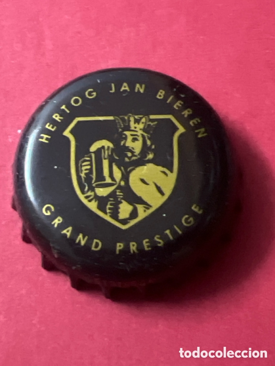 Colecionismo de cervejas: T4/X59/E6. Chapa Cerveza Hertog Jan Grand Prestige