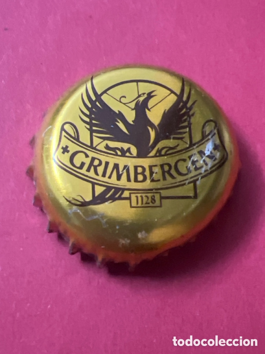 Coleccionismo de cervezas: T4/AX59/H3. TAPON CORONA CHAPA KRONKORKEN BOTTLE CAP TAPPI - CERVEZA - GRIMBERGEN - BELGICA