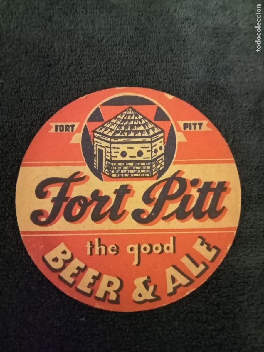 Coleccionismo de cervezas: Posavaso cerveza Fort pitt USA