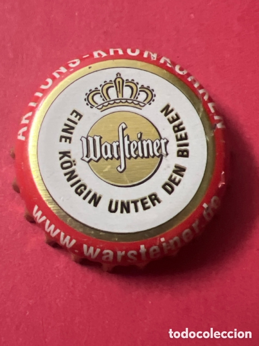 Coleccionismo de cervezas: T4/X59/O4. Chapa Kronkorken Cap Tappi Cerveza Warsteiner. Alemania