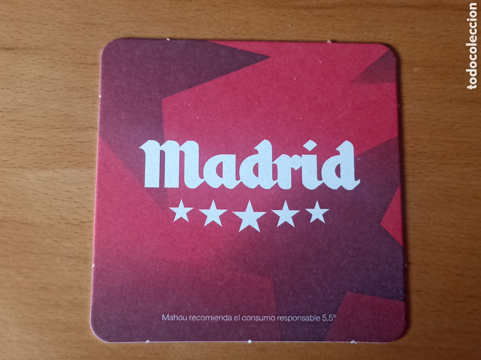 Coleccionismo de cervezas: Posavasos Cerveza Mahou Madrid - Pedido m&iacute;nimo 3 &euro;