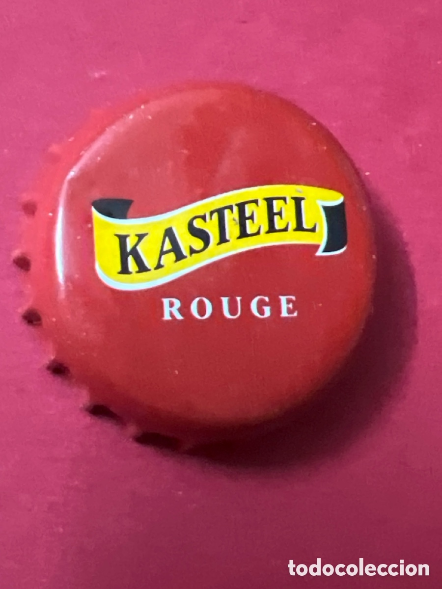 Coleccionismo de cervezas: T4/X59/O6. Chapa Cerveza Kasteel Rouge