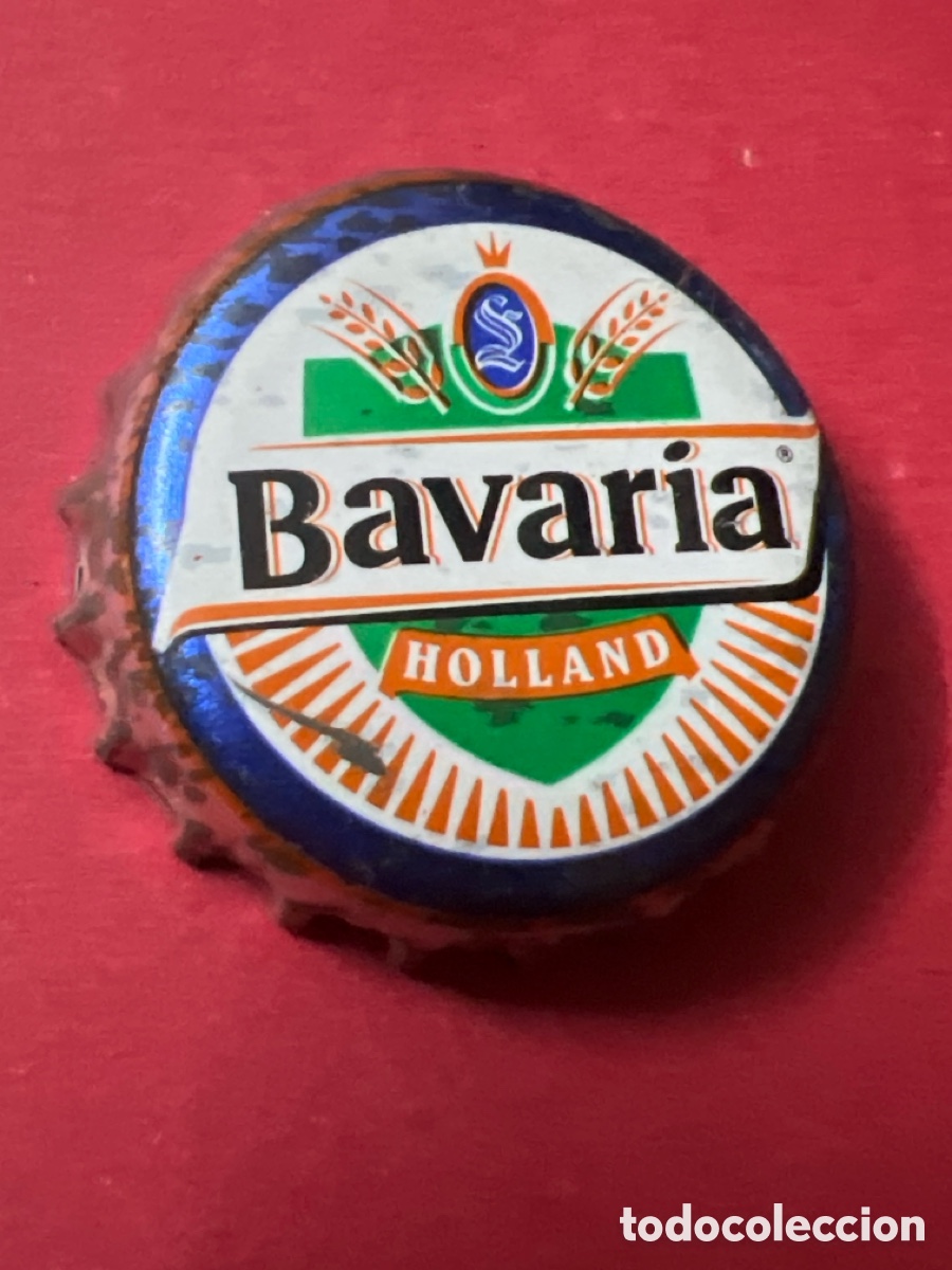Coleccionismo de cervezas: T4/X60/A4. Chapa Cerveza Bavaria