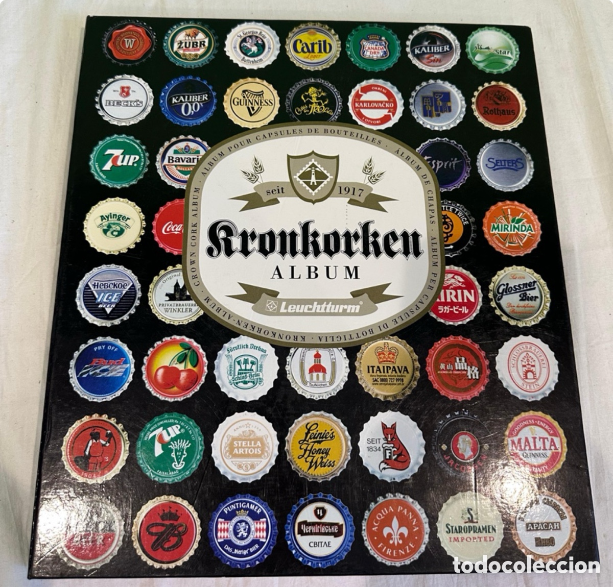 Coleccionismo de cervezas: &Aacute;lbum Kronkorken de chapas cerveza y refrescos colecci&oacute;n internacional