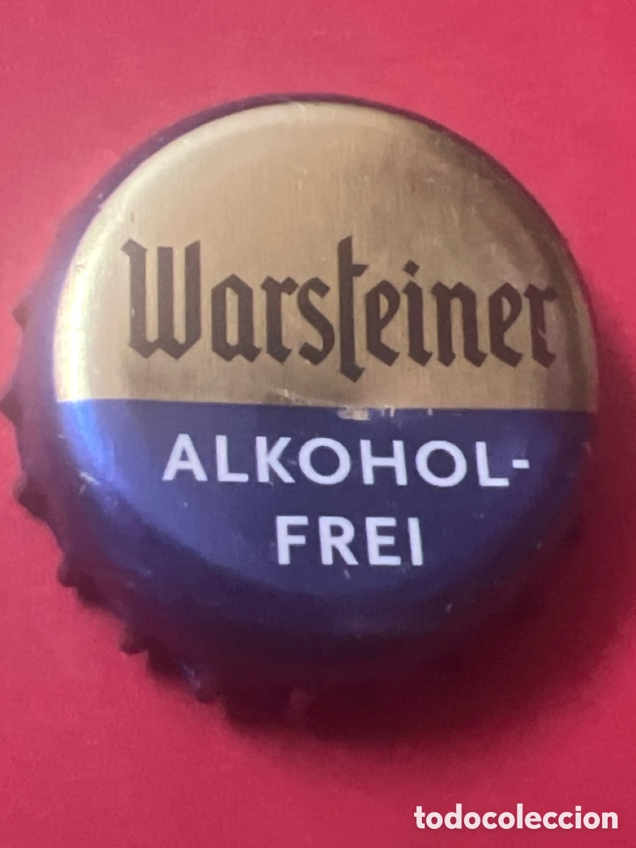 Coleccionismo de cervezas: T4/X60/H4. CHAPA CERVEZA - Warsteiner Alkohol-frei