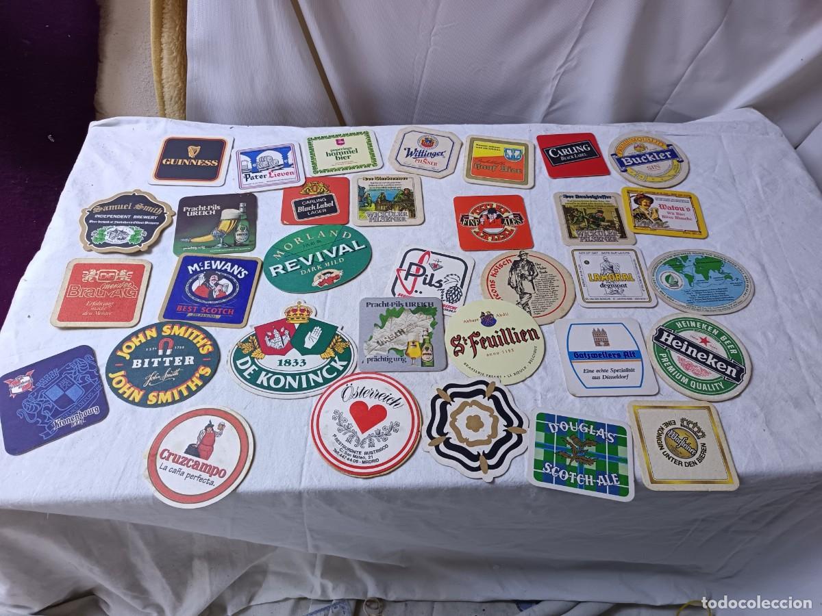 Coleccionismo de cervezas: Lote de Posavasos, con publicidad de cervezas, a clasificar