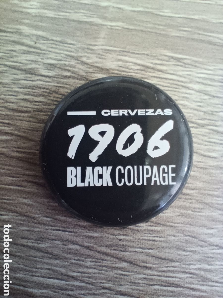 Coleccionismo de cervezas: CHAPA TAPON CORONA CERVEZA 1906 BLACK COUPAGE