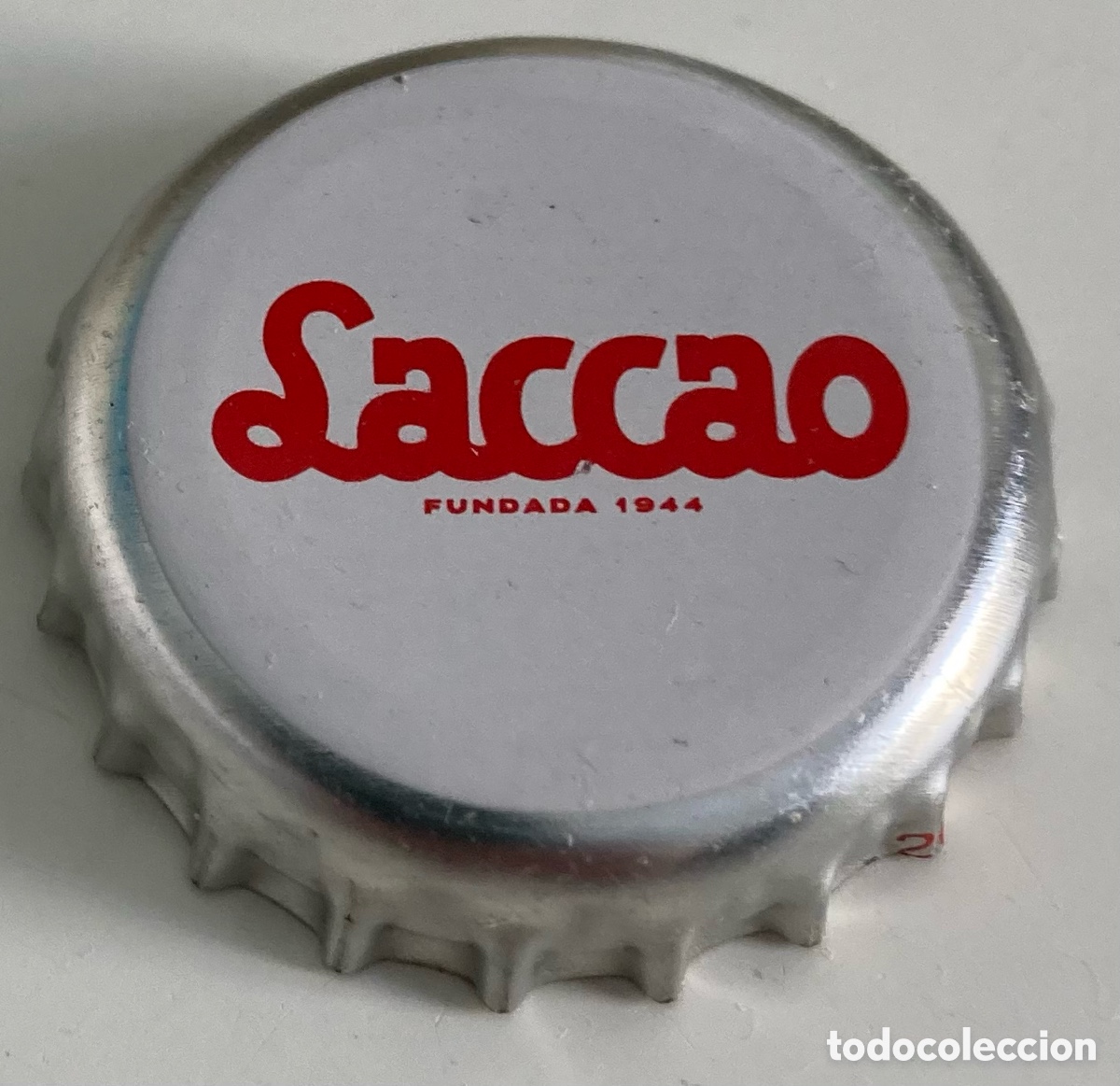 Coleccionismo de cervezas: TAP&Oacute;N CORONA BOTTLE CAP CAPSULE CHAPA BATIDO LACTEO LACCAO (3). MALLORCA.-LOTE N. 3903--CARMANJO