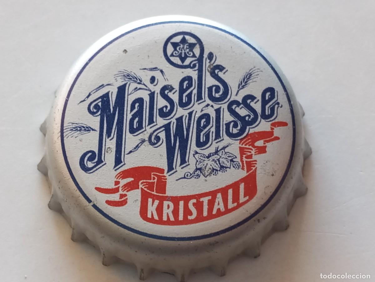 Coleccionismo de cervezas: Chapa tap&oacute;n corona de la cerveza alemana MAISEL'S WEISSE KRISTALL