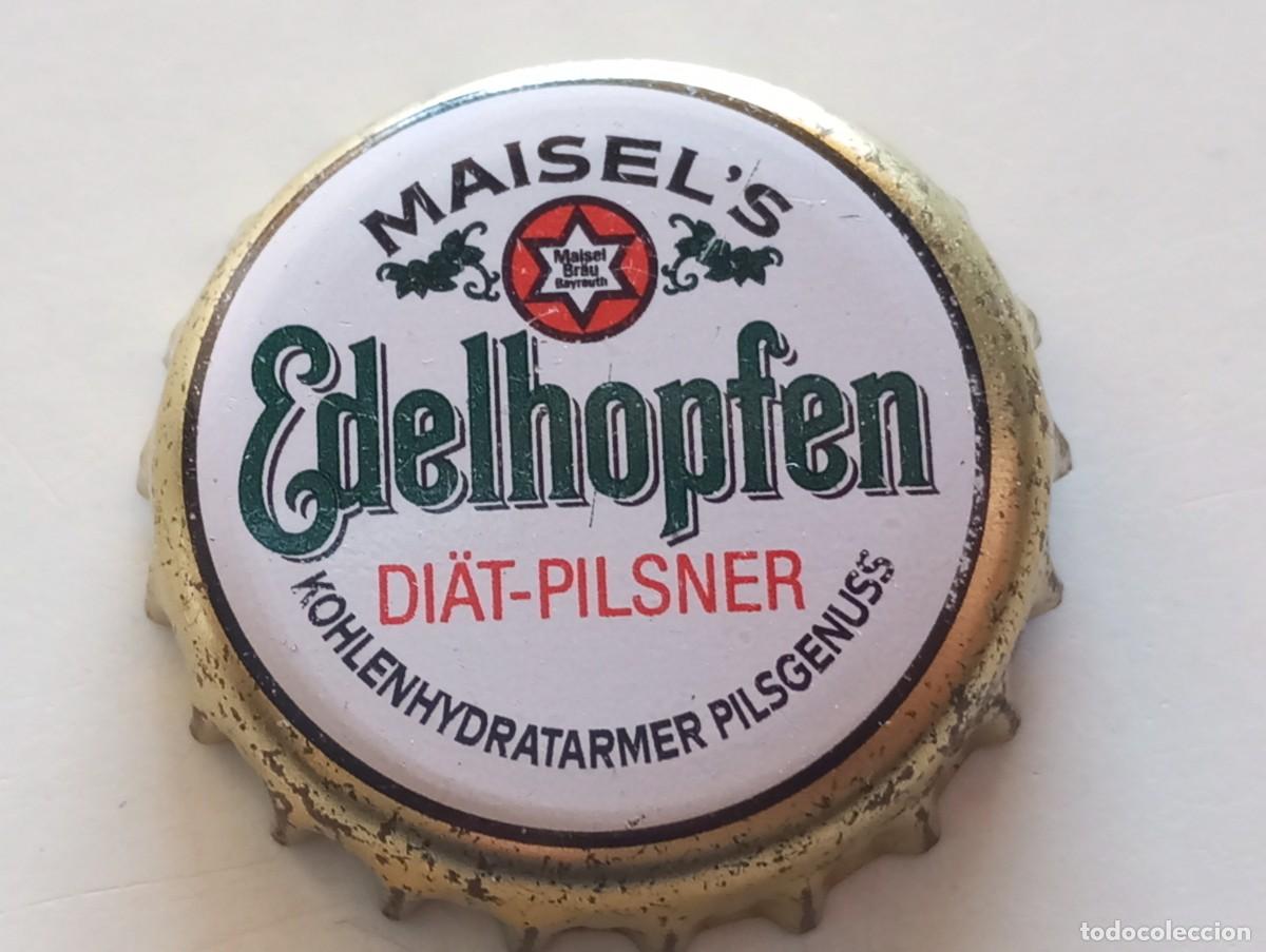 Coleccionismo de cervezas: Chapa tap&oacute;n corona de la cerveza alemana MAISEL'S EDELHOPFEN DI&Auml;T-PILSNER