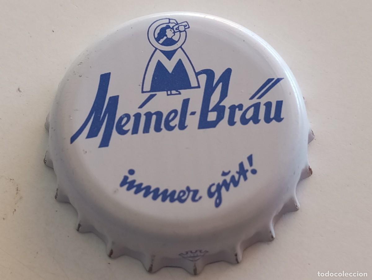 Coleccionismo de cervezas: Chapa tap&oacute;n corona de la cerveza alemana ME&Iacute;NEL-BR&Auml;U IMMER G&Uuml;T!