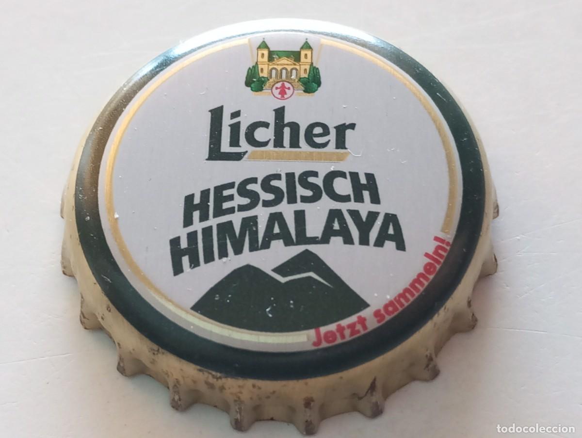 Coleccionismo de cervezas: Chapa tap&oacute;n corona de la cerveza alemana LICHER HESSISCH HIMALAYA JETZT SAMMELN!