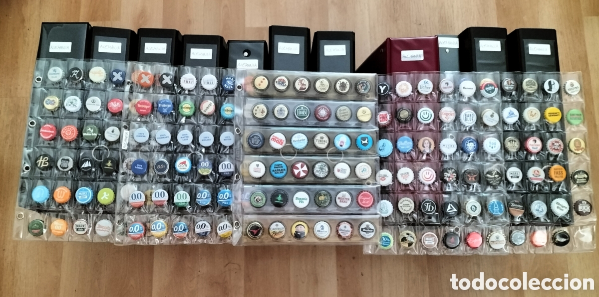 Coleccionismo de cervezas: LOTE/COLECCI&Oacute;N 3850 CHAPAS TAPON CORONA DE ALEMANIA