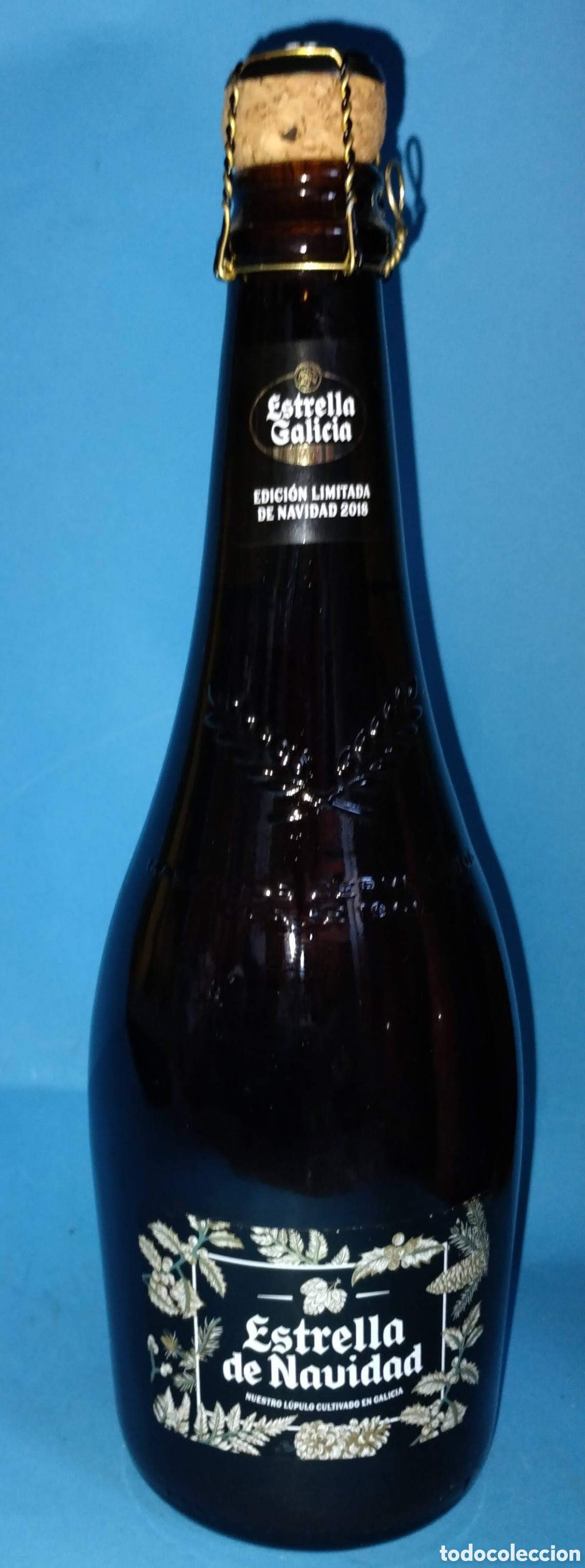 Coleccionismo de cervezas: botella &rdquo;ESTRELLA DE NAVIDAD&rdquo; &rdquo;EDICI&Oacute;N LIMITADA DE NAVIDAD 2018&rdquo; de ESTRELLA GALICIA NUEVA SIN ABRIR