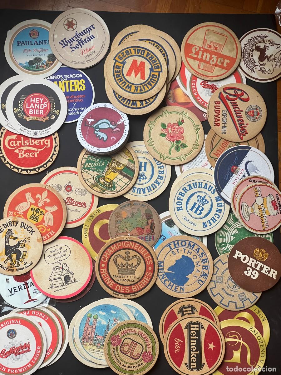 Coleccionismo de cervezas: Colecci&oacute;n de posavasos vintage.
