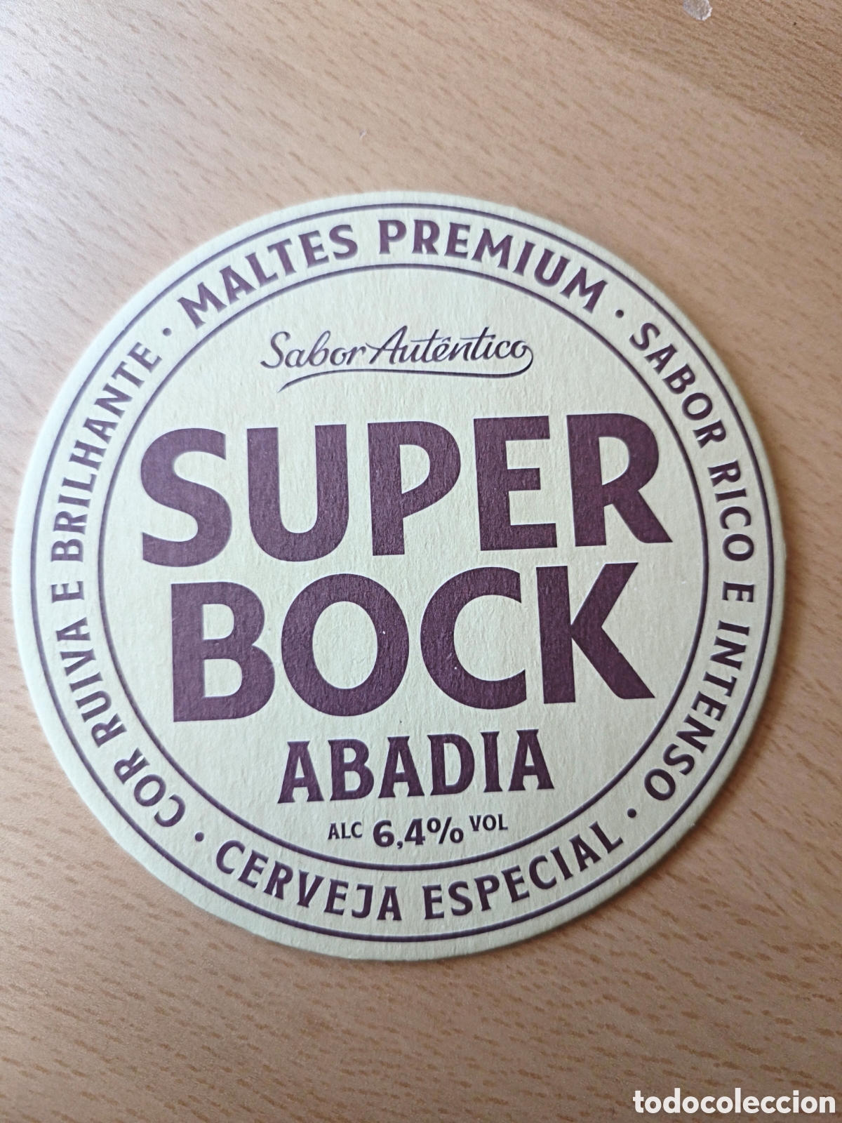 Coleccionismo de cervezas: Posavasos SuperBock Abadia