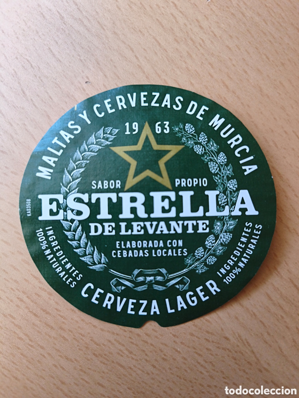 Coleccionismo de cervezas: Etiqueta Cerveza Estrella Levante