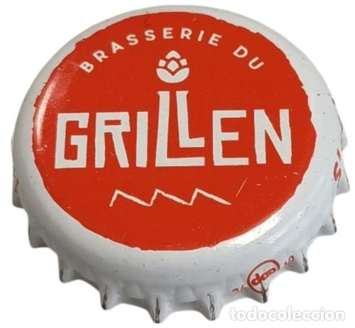 Coleccionismo de cervezas: Francia Capsule Bi&egrave;re Crown Cap Beer Brasserie du Grillen 68 Colmar RP7737 tap&oacute;n corona