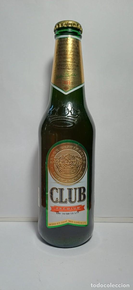 Coleccionismo de cervezas: Botella Club Premium Ecuador 2010 Llena importada