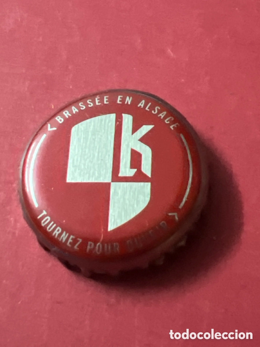 Coleccionismo de cervezas: T4/X56/M4. CHAPA CERVEZA - K Brass&eacute;e en Alsace tournez pour ouvrir