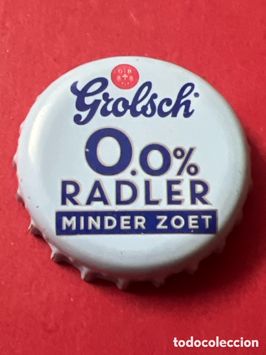 Coleccionismo de cervezas: T4/X56/M5. CHAPA CERVEZA - PA&Iacute;SES BAJOS - Grolsch 0.0 % Radler Minder Zoet