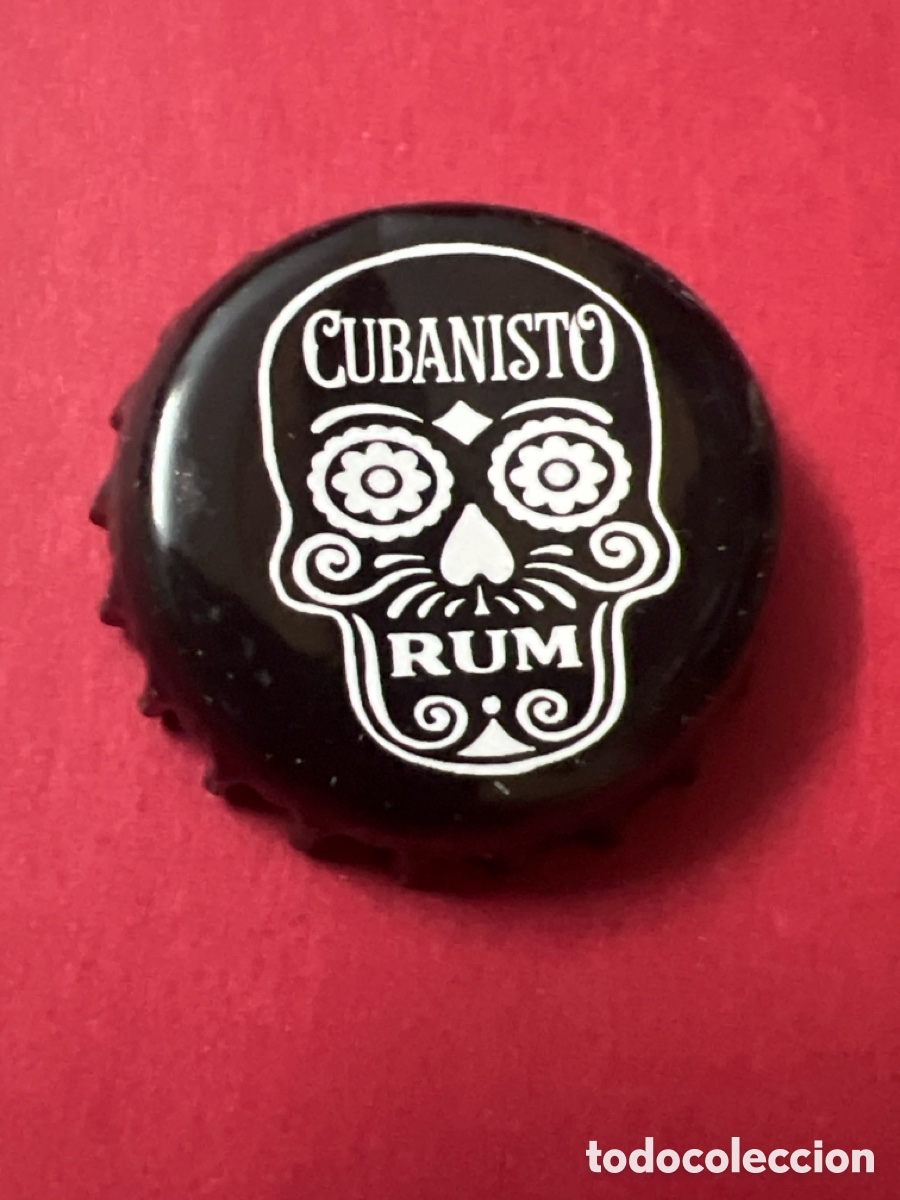 Coleccionismo de cervezas: T4/X56/P6. Chapa tap&oacute;n corona de la cerveza de B&eacute;lgica CUBANISTO.