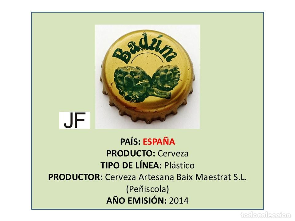 Coleccionismo de cervezas: TAPON CORONA CAPSULA CHAPA CERVEZA BAD&Uacute;M (ESPA&Ntilde;A)