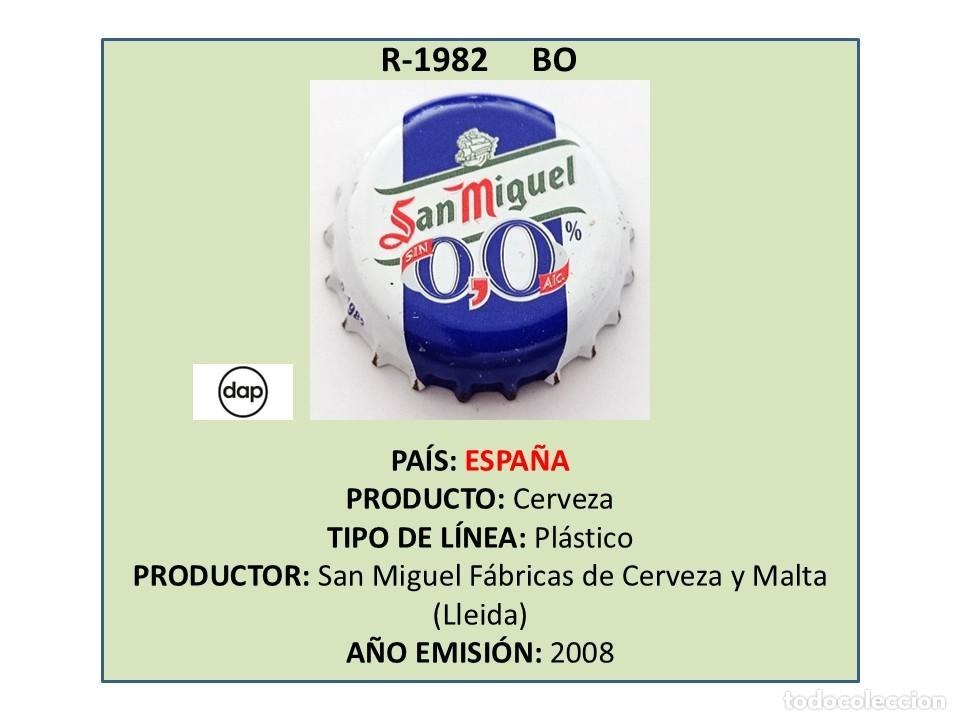 Coleccionismo de cervezas: TAPON CORONA CAPSULA CHAPA CERVEZA SAN MIGUEL 0,0 (ESPA&Ntilde;A)