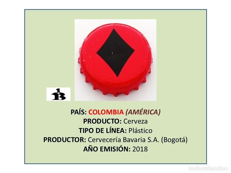 Coleccionismo de cervezas: TAPON CORONA CAPSULA CHAPA CERVEZA BAVARIA P&Oacute;KER (DIAMANTE) (COLOMBIA)