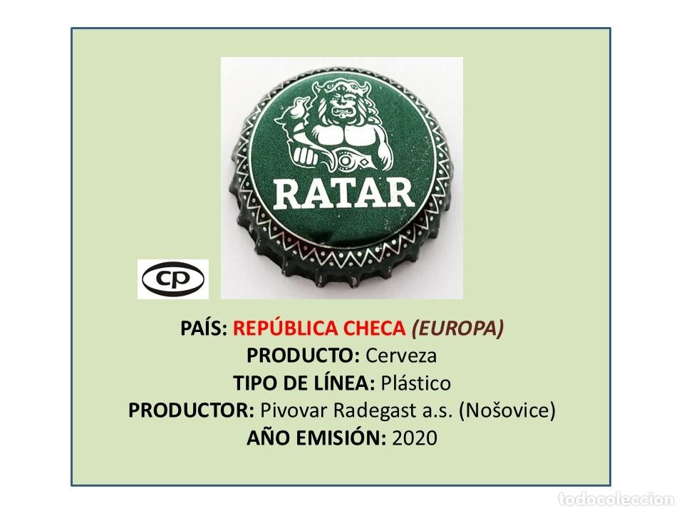Coleccionismo de cervezas: TAPON CORONA CAPSULA CHAPA CERVEZA RATAR (REP&Uacute;BLICA CHECA)