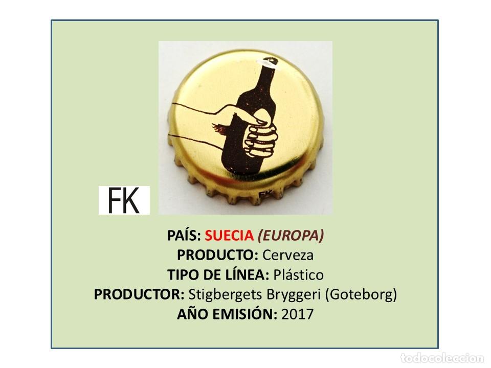 Coleccionismo de cervezas: TAPON CORONA CAPSULA CHAPA CERVEZA STIGBERGETS (SUECIA)