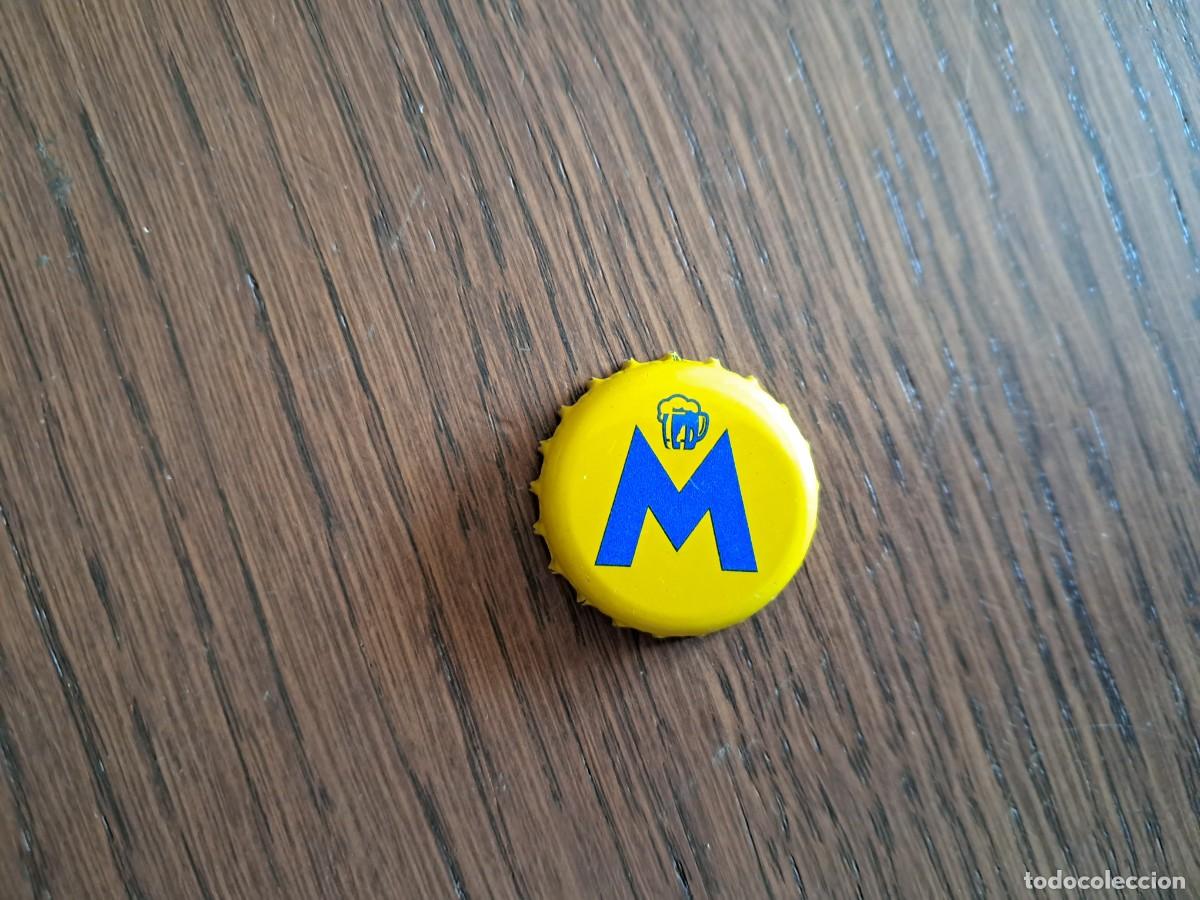 Coleccionismo de cervezas: chapa tap&oacute;n corona de cerveza, Moritz, Barcelona.