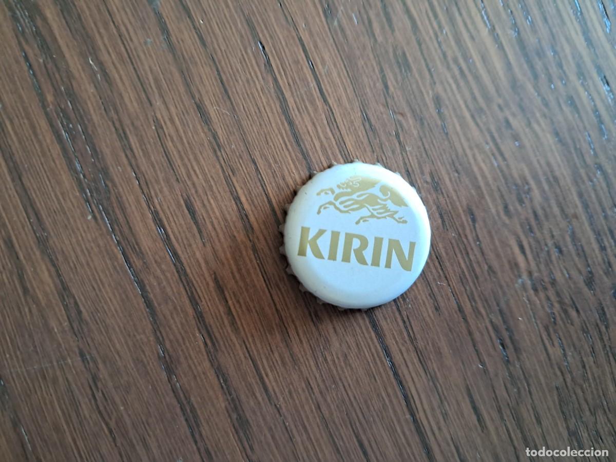 Coleccionismo de cervezas: chapa tap&oacute;n corona de cerveza de Jap&oacute;n, Kirin.