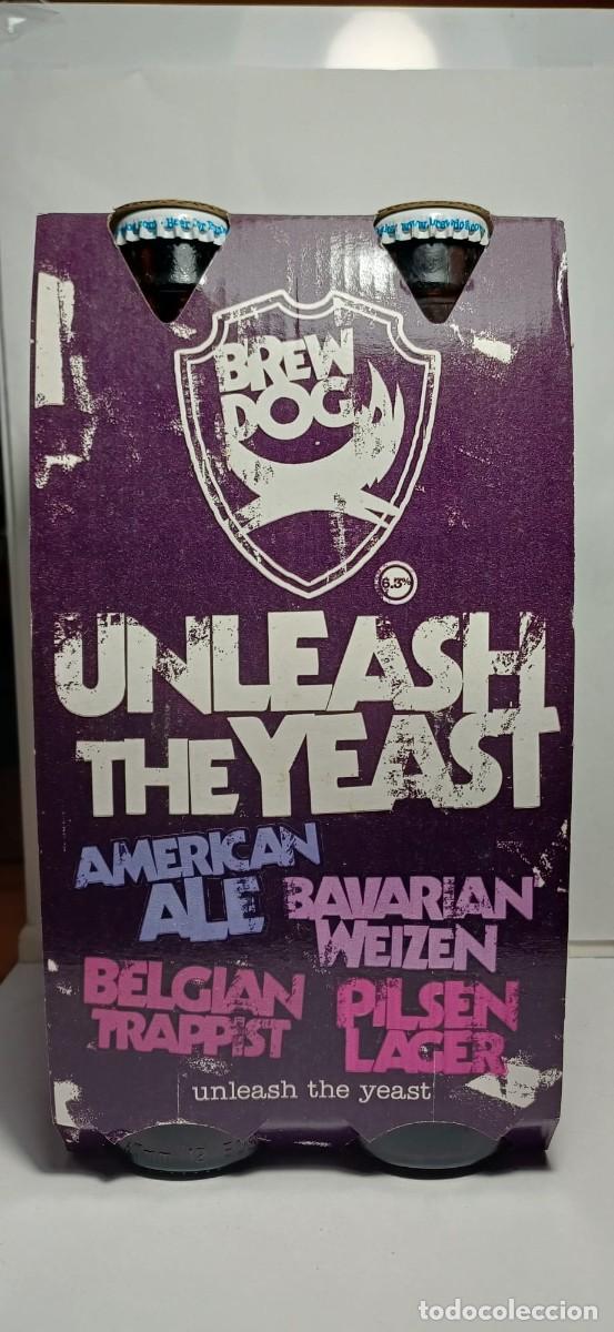 Coleccionismo de cervezas: Pack cervezas BrewDog Unleash The Yeast pack 2011 LLENO