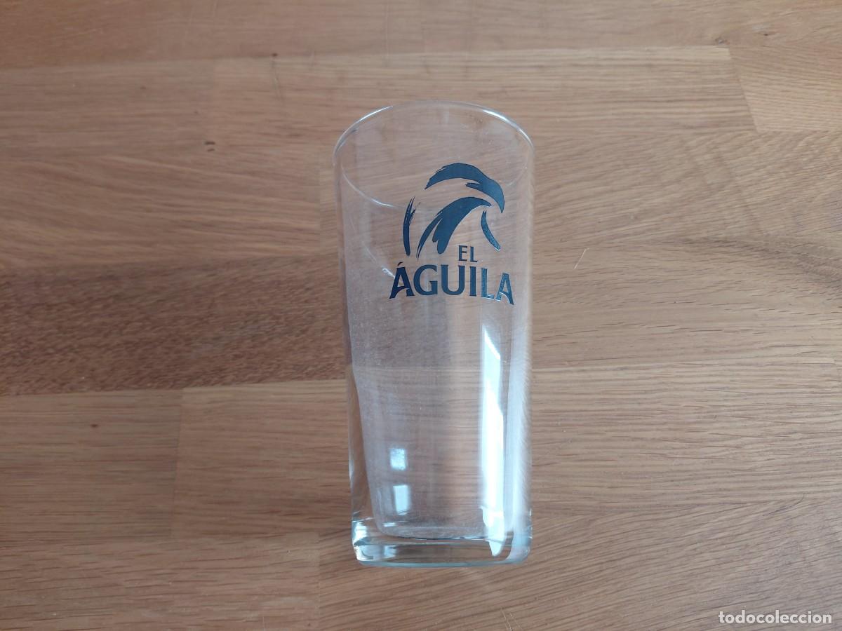 Coleccionismo de cervezas: Vaso -- El Aguila -- Cerveza