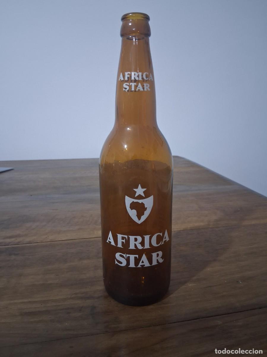 Coleccionismo de cervezas: Botella de 75 cl de cerveza &Aacute;frica Star Ceuta