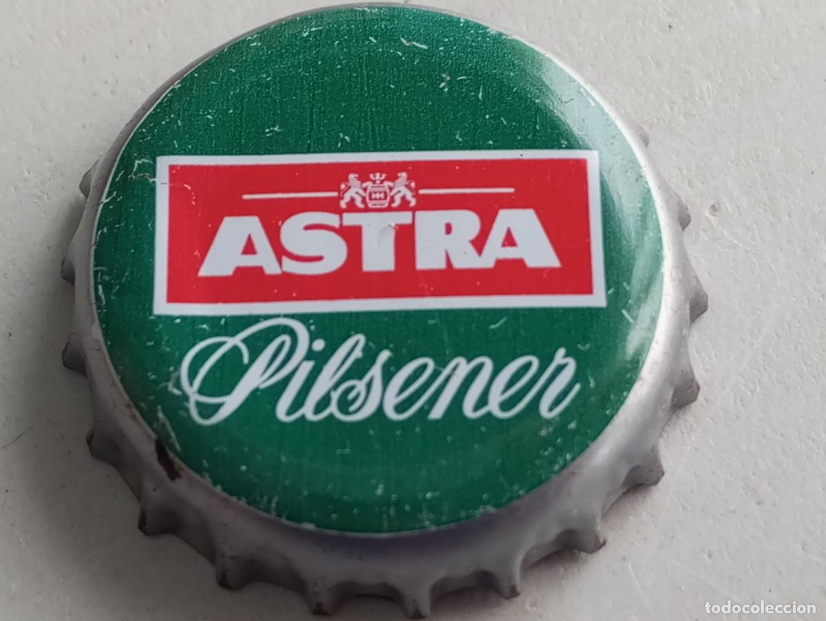Coleccionismo de cervezas: Chapa tap&oacute;n corona de la cerveza alemana ASTRA PILSENER