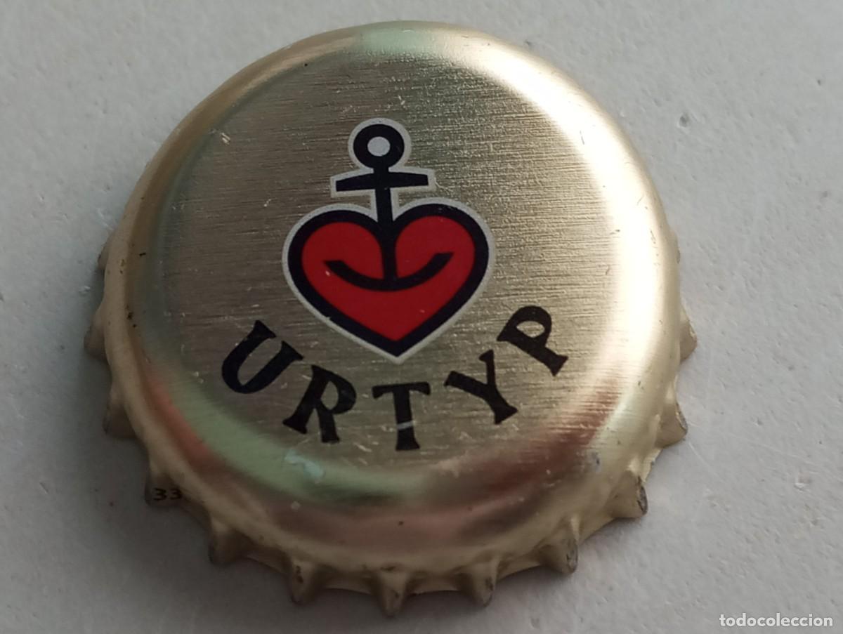 Coleccionismo de cervezas: Chapa tap&oacute;n corona de la cerveza alemana ASTRA URTYP