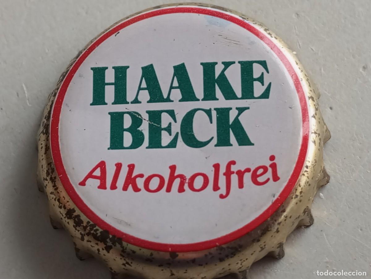 Coleccionismo de cervezas: Chapa tap&oacute;n corona de la cerveza alemana HAAKE BECK ALKOHOLFREI