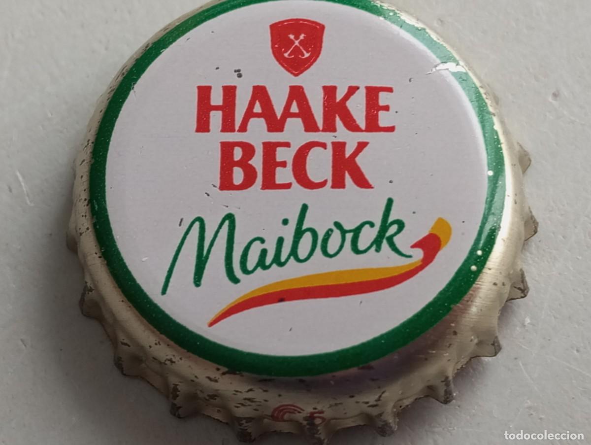 Coleccionismo de cervezas: Chapa tap&oacute;n corona de la cerveza alemana HAAKE BECK MAIBOCK
