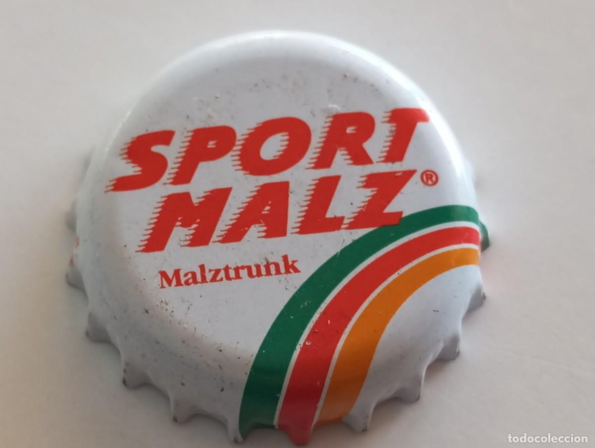 Coleccionismo de cervezas: Chapa tap&oacute;n corona de la bebida alemana SPORT MALZ MALZTRUNK