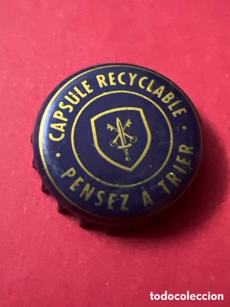 Coleccionismo de cervezas: T4/X52/C3. CHAPA CERVEZA - Capsule Recyclable Pensez &agrave; Trier