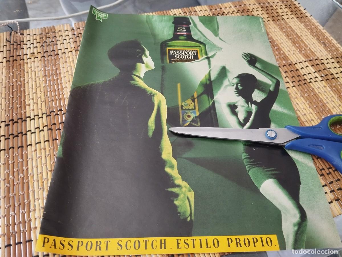 Coleccionismo de cervezas: WHISKY PASSPORT SCOTCH ANUNCIO PUBLICIDAD REVISTA 1990 BONITO PARA ENMARCAR