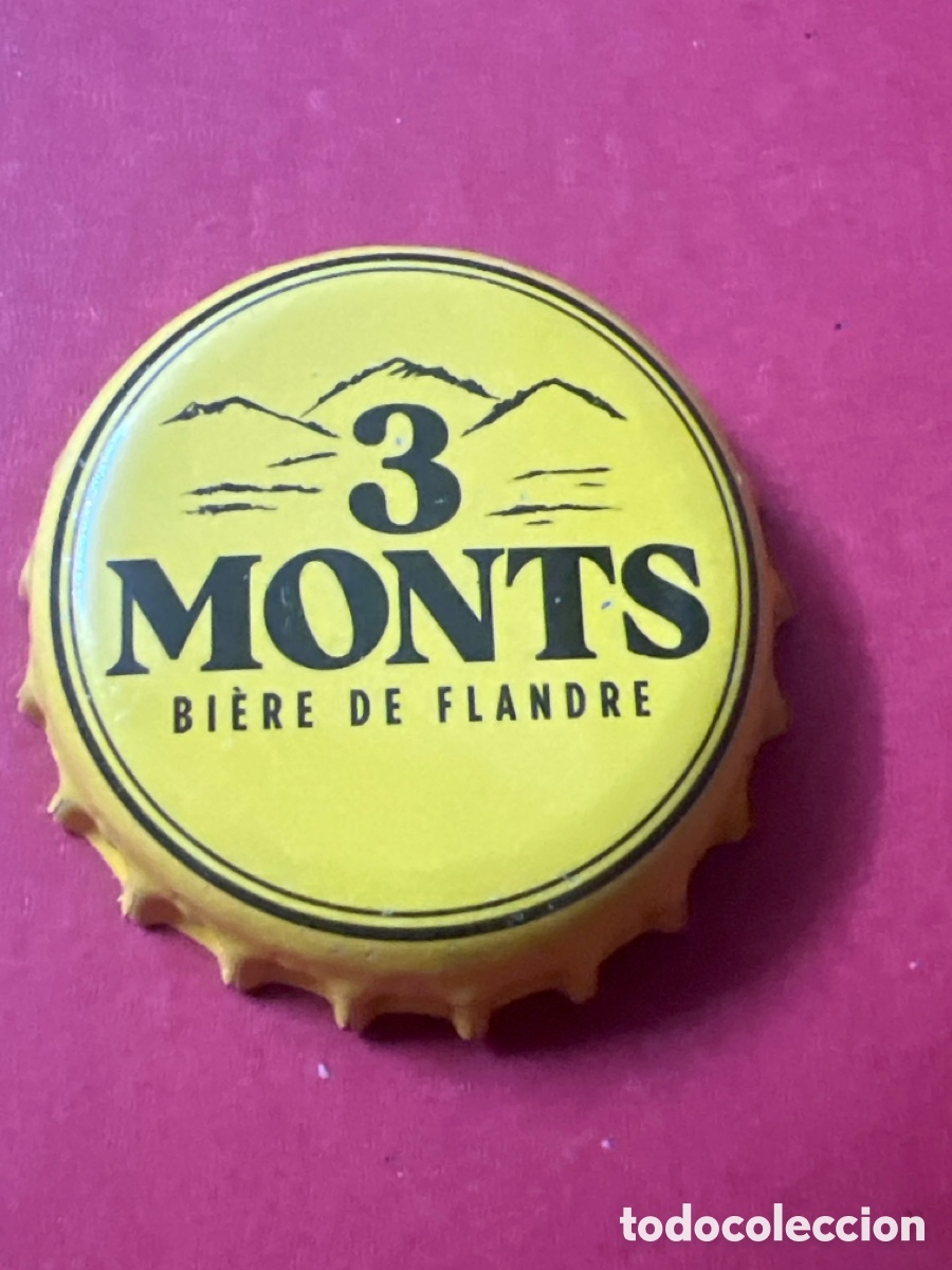 Coleccionismo de cervezas: T4/X52/K4. CHAPA CERVEZA - 3 Monts Bi&egrave;re de Flandre