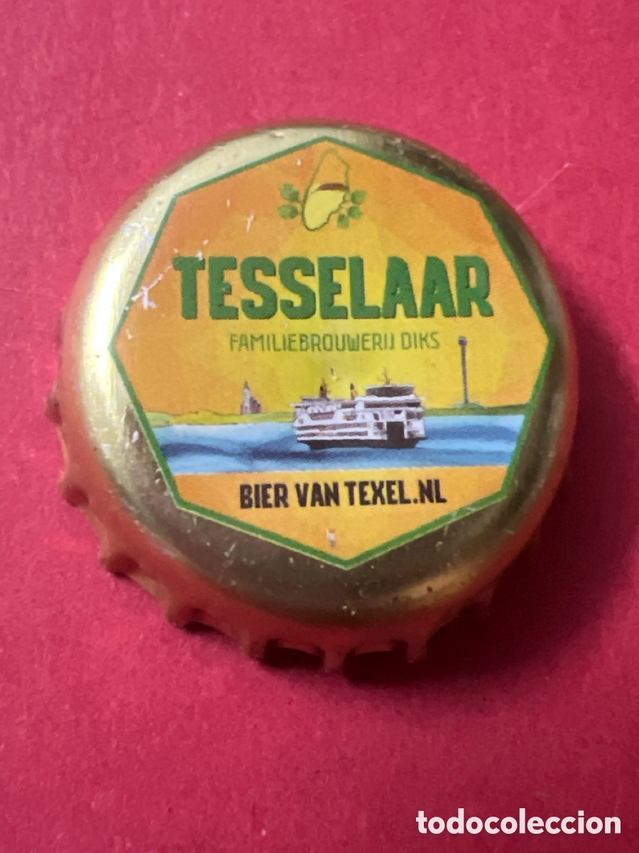 Collectionnisme de bi&egrave;res: T4/X52/M3. CHAPA CERVEZA - PA&Iacute;SES BAJOS - Tesselaar Familiebrouwerij Diks Bier van Texel.NL