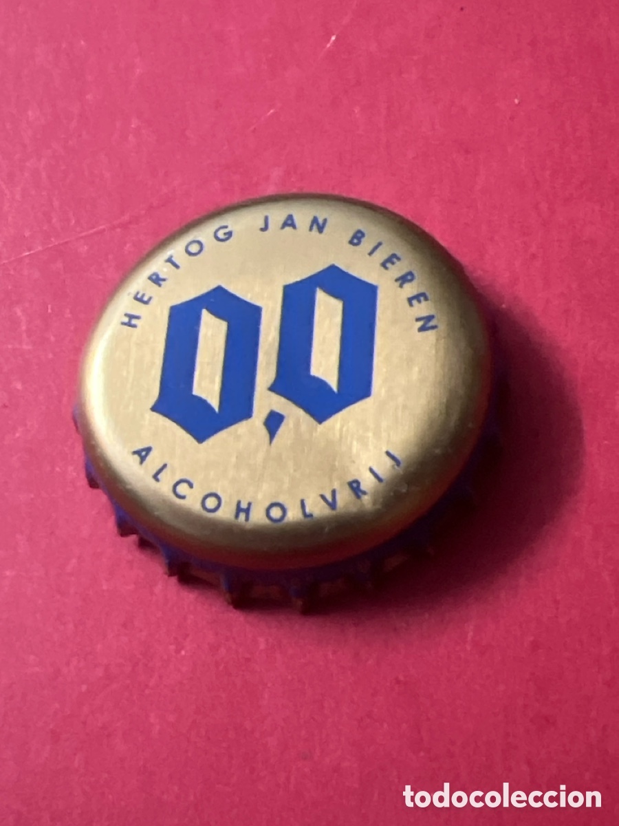 Collectionnisme de bi&egrave;res: T4/X52/M6. CHAPA CERVEZA - Hertog Jan Bieren 0,0 Alcoholvrij