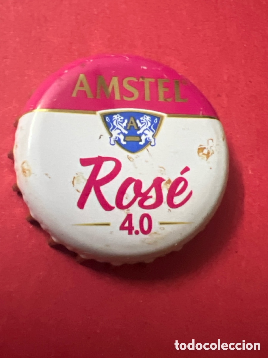 Coleccionismo de cervezas: T4/X52/P2. CHAPA CERVEZA - Amstel Ros&eacute; 4.0 A
