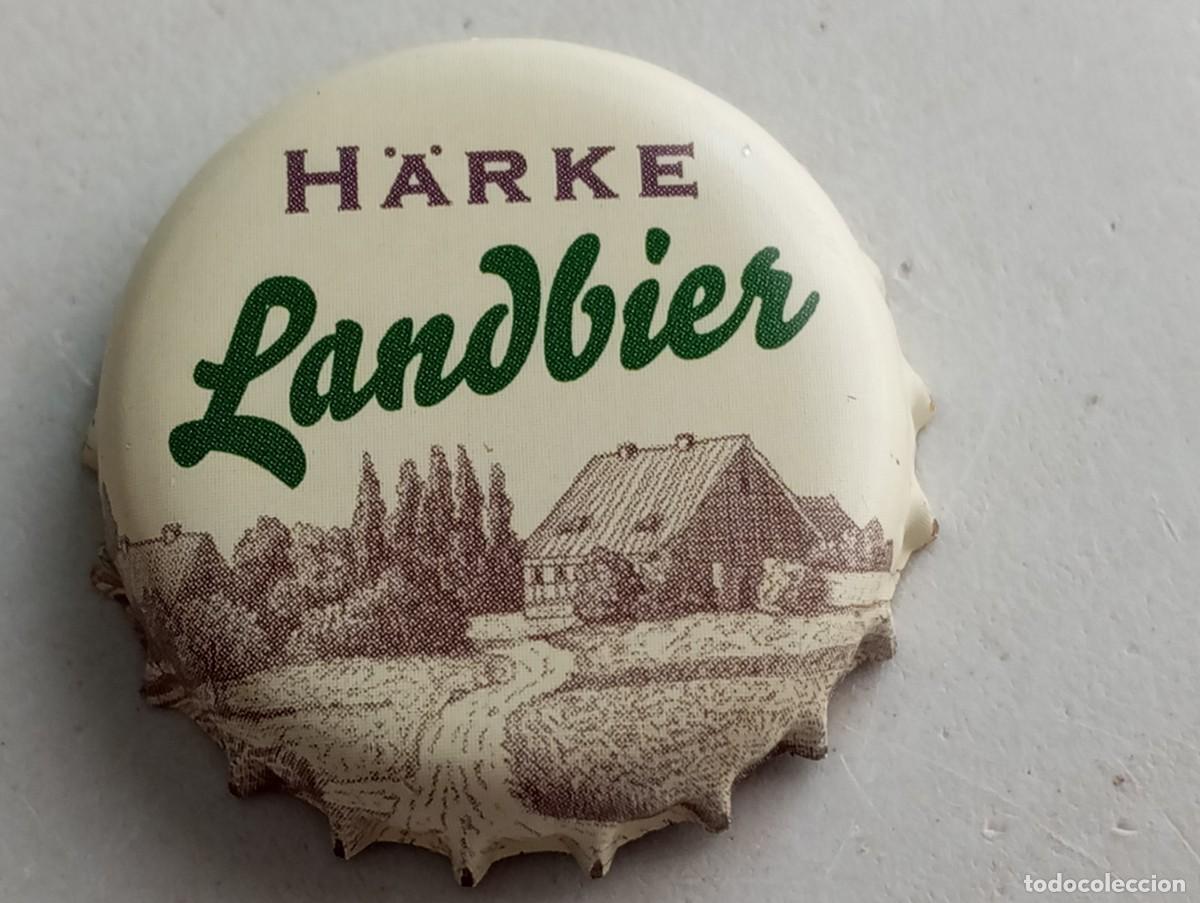Coleccionismo de cervezas: Chapa tap&oacute;n corona de la cerveza alemana H&Auml;RKE LANDBIER